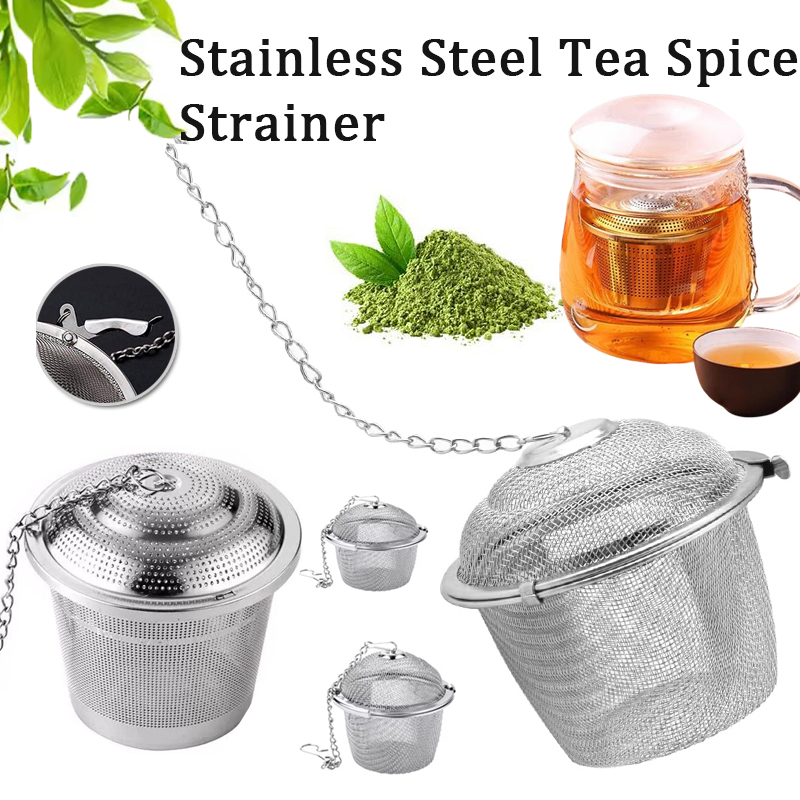 Herbal Wellness Products - 1-2 個ステンレス鋼ティースパイスストレーナー調味料ボールメッシュハーブボールティーケトルロックティーフィルター再利用可能