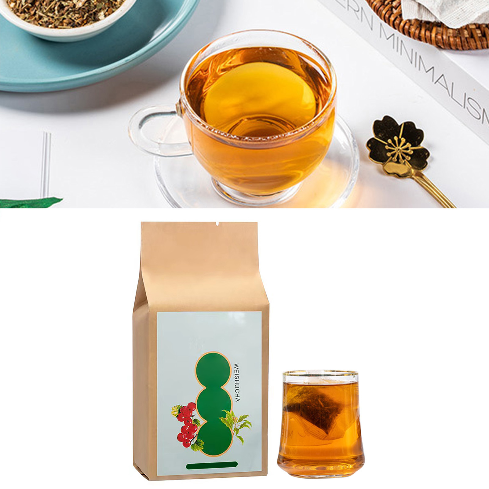 Herbal Tea For Wellness - 30袋入りクローブティーバッグ 個包装ティーバッグ ハーブ系 優しいオーガニック ヘルシーウェルネスティーバッグ クローブティーバッグ