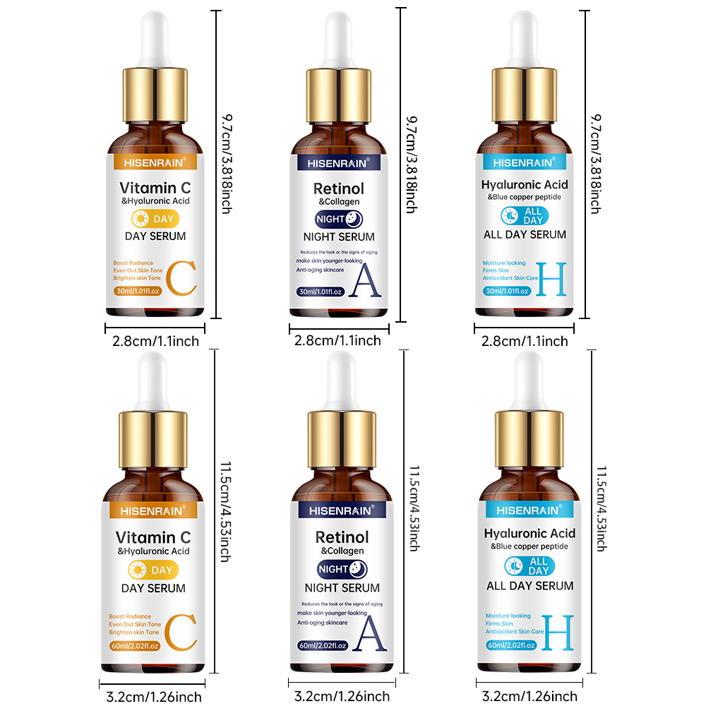 ハイセンレイン ビタミンC + レチノール + ヒアルロン酸 - The Ordinary Serum Hyaluronic Acid のレビューと価格