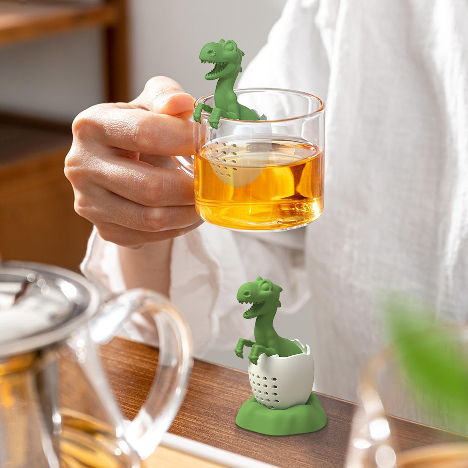 ティーインフューザー シリコーン ティーストレーナー 紅茶フ - Nettle Leaf Tea のレビューと価格