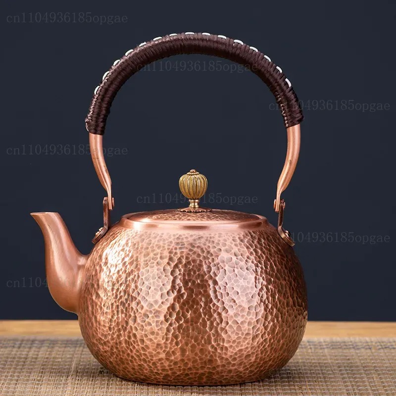 クリエイティブな家庭用レトロな銅製ティーポット、大容量、茶こ - Herbal Tea For Wellness のレビューと価格