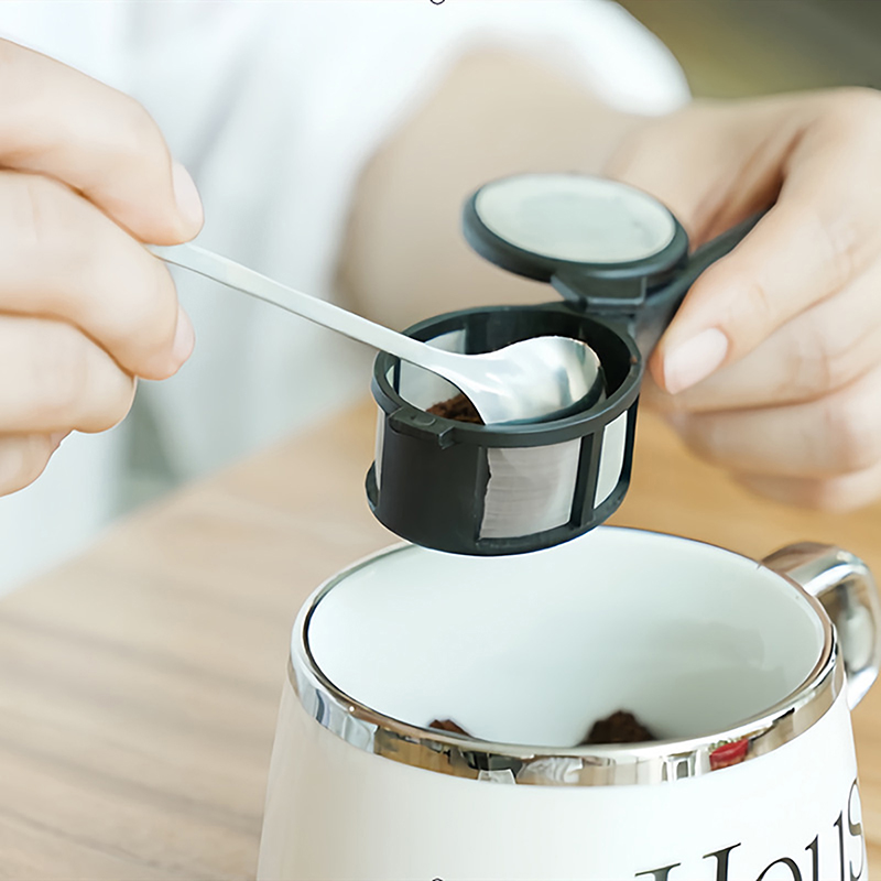 1PC コーヒーカプセルパウダーフィルタースプーンティーイン - Nettle Leaf Tea のレビューと価格