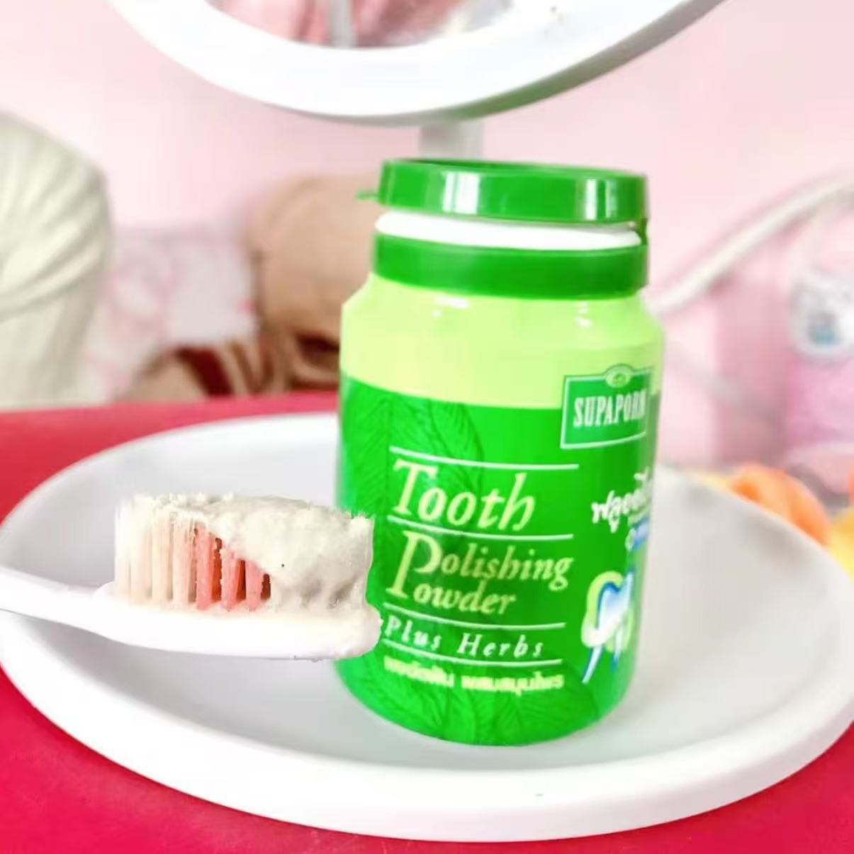 タイのサパポーンハーブ歯磨き粉、タバコや茶の汚れ、歯石、プラ - Herbal Wellness Products のレビューと価格