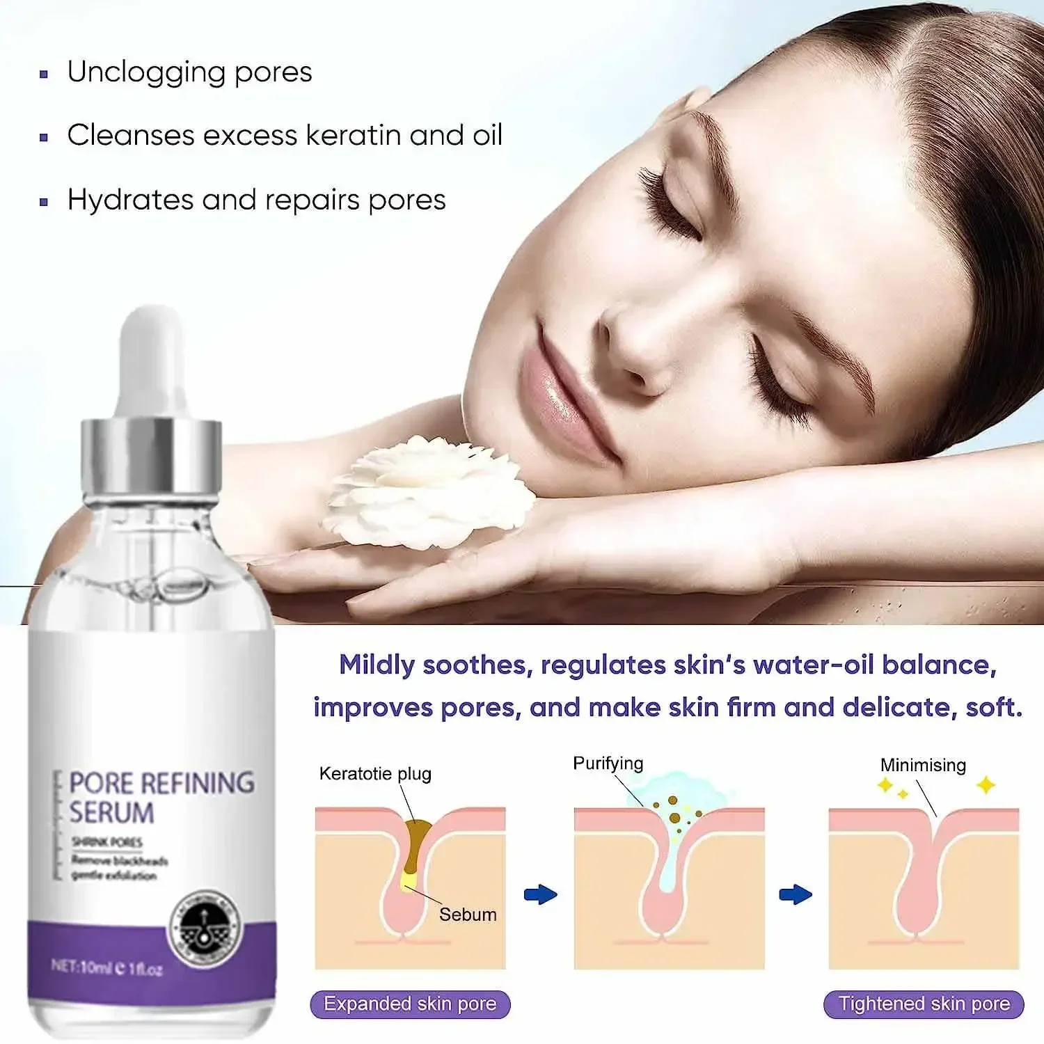 3番目の肌の質感 |   毛穴を引き締め、肌の表面を整え、明 - The Ordinary Serum Hyaluronic Acid のレビューと価格