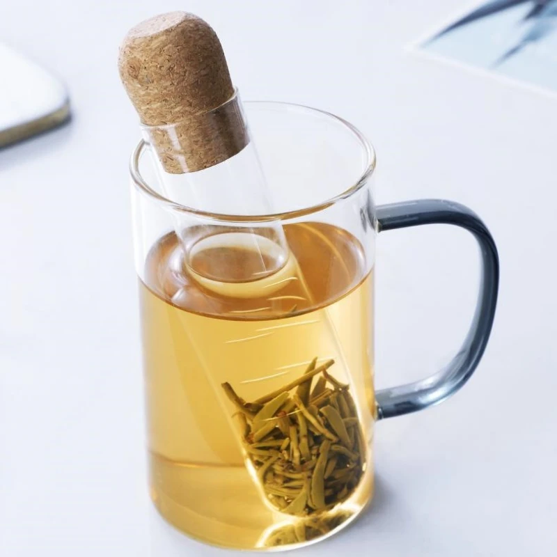 高ホウケイ酸ガラス試験管茶注入器ガラスデザイン茶ストレーナー - Herbal Tea For Wellness のレビューと価格